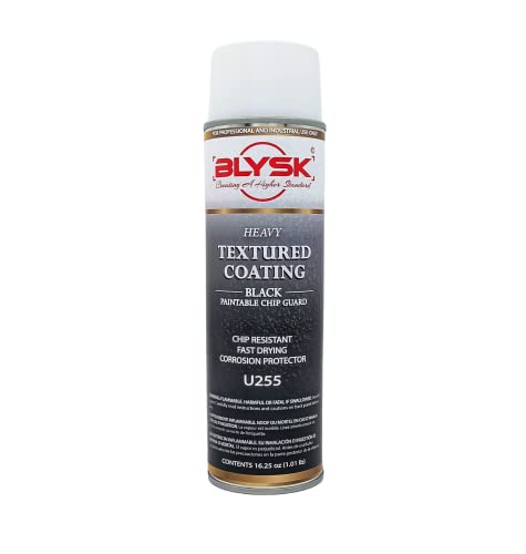 Blysk Black Heavy Texture Coating 16 oz, Paintable (1)