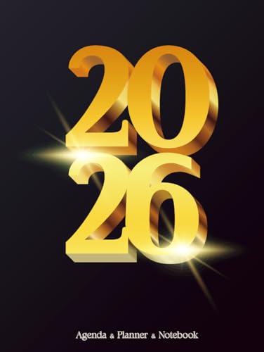 Agenda & Planner & Notebook 2026: Includes a full calendar from J...