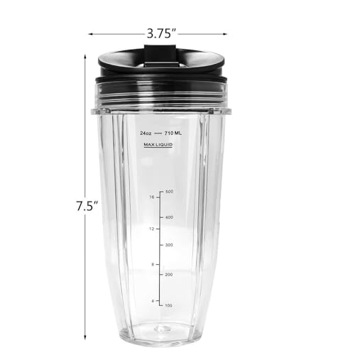 Pack de 2 vasos de 24oz con tapas Sip N Seal miniatura 2