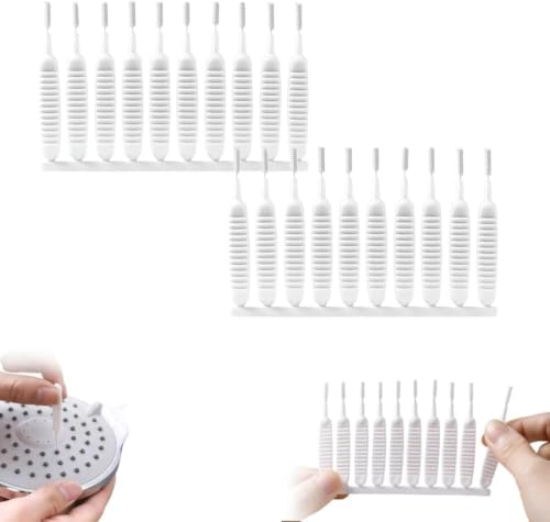 Image of Gap Hole Anti-Clogging Cleaning Brush, 2026 Upgrade Shower Head Brush Shower Head Cleaning Brush Shower Head Cleaner Tool Multifunctional Shower Head Cleaning Brushes for Household Bathroom (20Pack)