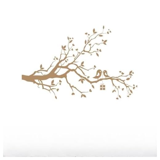 premiumsticker24 Vögel auf AST Wandtattoo 88cm x 57cm, L, 081 Hellbraun