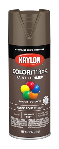 Image of Krylon K05518007 Colormaxx Spray-Paints, Aerosol, Equestrian , 12 Ounce (Pack of 1)