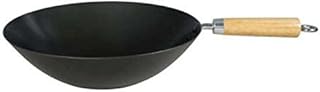 Dexam Heavy Gauge Non Stick Carbon Steel Wok 30cm/12-inch