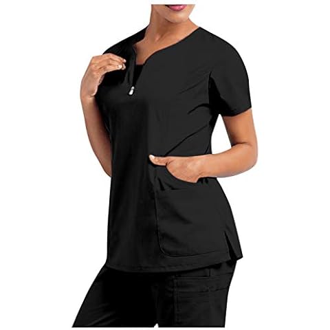Camisetas Bohemias de Manga Corta para Mujer, Camisetas con Cuello en V, Uniforme de Trabajo, Camuflaje navideño para Mujeres de Acción de Gracias Cover