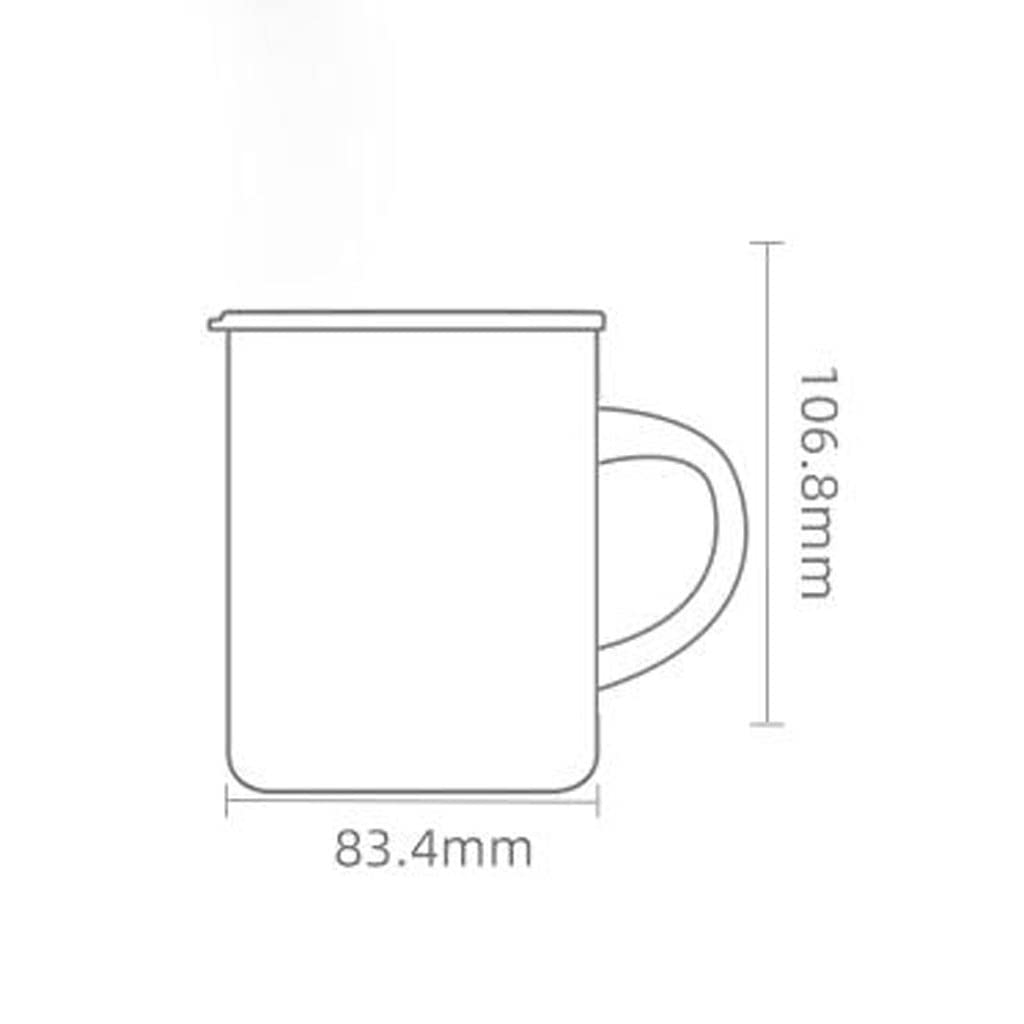 XMING Tazza isolante Tazza sottovuoto Acciaio inossidabile 316 Tazza da caffè da 420 ml Tazza da tè for uomo e donna for ufficio commerciale (Color : White)