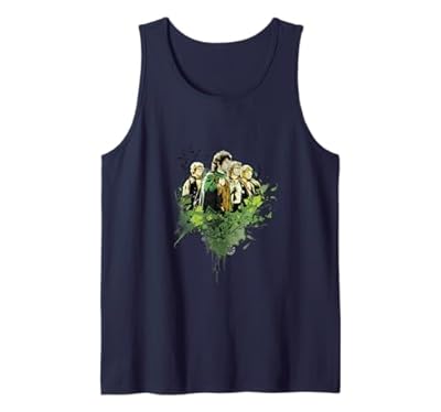 El Señor de los Anillos Hobbit Fellowship Arte Gráfico Película Película Camiseta sin Mangas | Ya disponible en tu tienda friki favorita! En mundofriki.es!