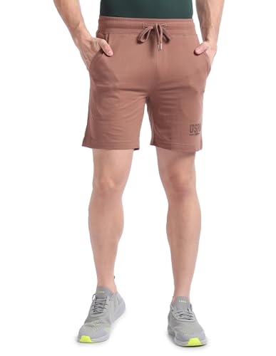 Image of U.S. Polo ASSN. Men's IYBF Solid Logo Knit Lounge Shorts
