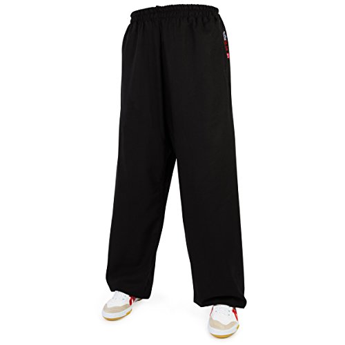 Wu designs Kung Fu & Tai Chi - Pantalones de entrenamiento (lino, medio), Negro
, Körpergröße: 170cm