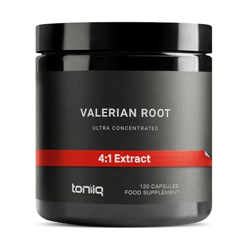 Valerian Root Capsules - Ultra High Potency 4:1 Extract - Highly Concentrated - Third-Party Lab Tested - 120 Capsules