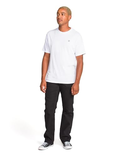 Image of Volcom Men's Solver Stretch Denim Jeans-Modern Fit Pant