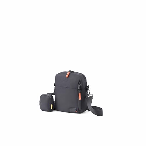 Image of American Tourister Era | 3 Ltrs | 2 Compartments | Adjustable Strap | Crossbody Bag | 1 Year International Warranty | Black