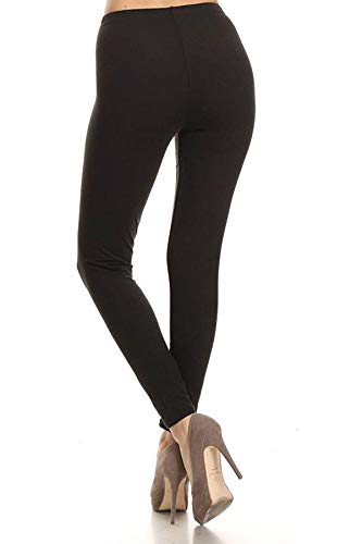 leggings depot women39s high waist leggings soft 1 waistband solid pants - regular plus 1x3x 3x5x