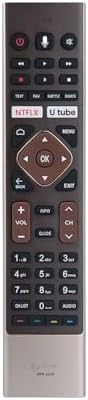 7SEVEN® Compatible with HTR-U27E HAIER TV Remote Control with Google Assistant, Bluetooth Voice Command HAIER Remote Android tv with Netflix YouTube hot Keys. Pairing Must!