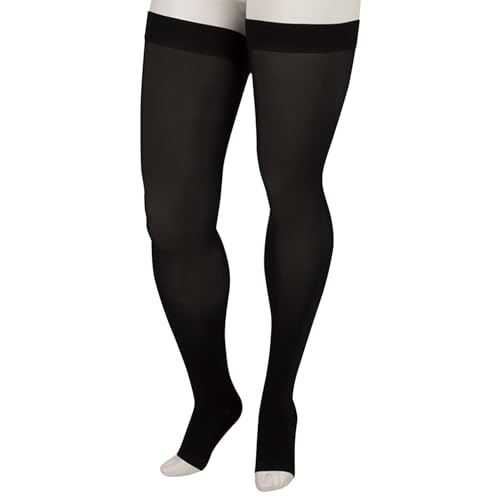 Medias Musleras Juzo 15-20 mmHg Abiertas Negro miniatura 1
