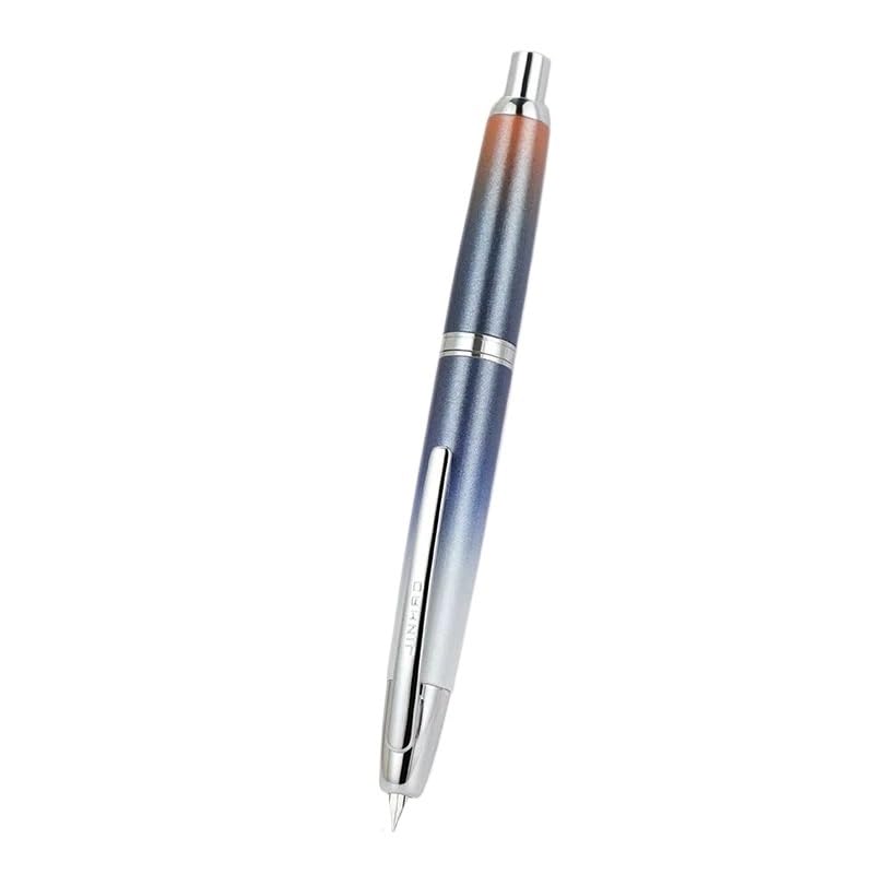 Stylo plume rétractable en métal mat, l'élégance de l'écriture fine