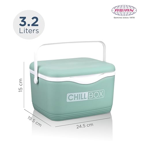 Image of Asian Thermowagon Chill Box 3.2 LTR Insulated Ice Cooler | Compact, Portable & Lightweight Chiller for Travel & Picnics | Durable Food-Grade Box | Perfect Christmas & Seasonal Gifting Idea