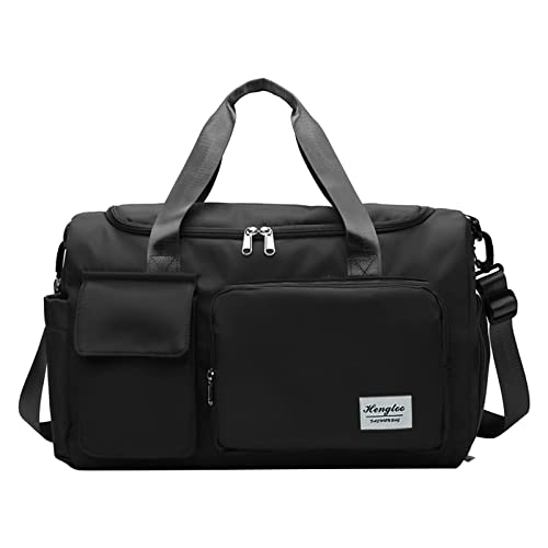 Gym Bag Women with Shoes Compartment,28L Travel Duffel Bags,Reusable Duffle Bag for Workout Yoga Travel Sports