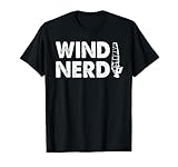 Wind Nerd - Funny Windsurfers Kite Surfers Camiseta
