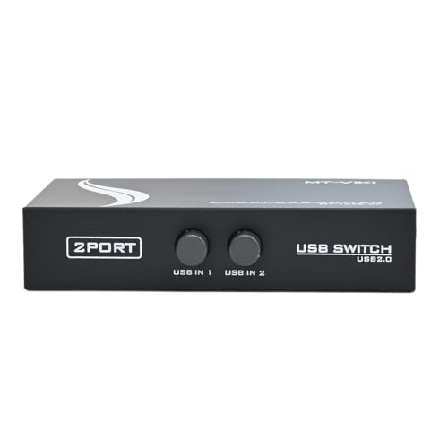Image of 2 Port USB 2.0 Sharing Manual Switch Box Hub 2 PCS Share 1 USB Device for Printer Scanner Camera Keyboard (2 Port)