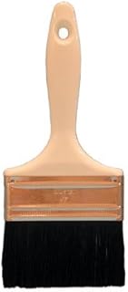 Industrial Paint Brushes, 3 in Wide, 2 1/4 in Trim, Black Bristle, Wood Handle (12 Pack)