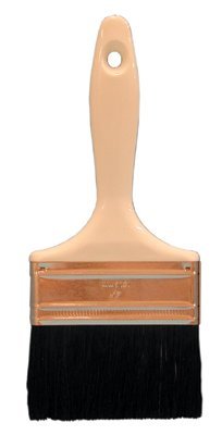 Industrial Paint Brushes, 3 in Wide, 2 1/4 in Trim, Black Bristle, Wood Handle (12 Pack)