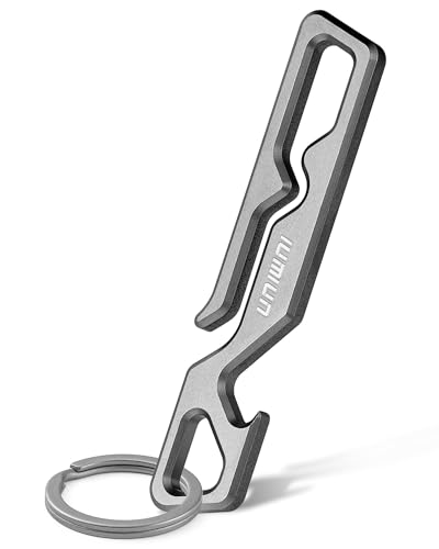 Image of Grade 5 Titanium Anti-Lost Pocket Key Clip for Pants Bags