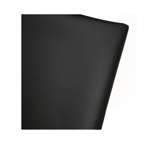 Tissu tapisserie simili cuir noir de qualité supérieure pour sièges auto et vestes
