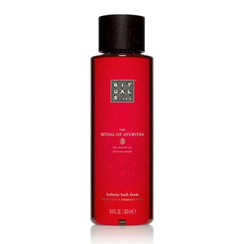 RITUALS Baño de Burbujas de The Ritual of Ayurveda, 500 ml - Con Rosa India y Aceite de Almendras Dulces - Propiedades Calmantes y Nutritivas