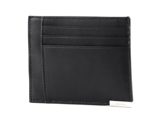 Calvin Klein Modern Plaque ID Cardholder petit portefeuille homme noir K50K509985