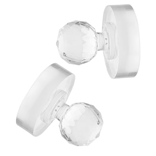 Toyvian 2pcs Pigment Grinding Pestle for Artists Manual Acrylic Paint for Oil and Watercolor Mixing Small Transparent Grinding Rod for DIY Crafts and Home Use