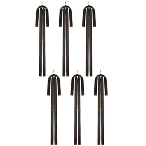 Zambuph 6 pezzi/set di esclusivi Per cracker natalizi in stile rustico, grandi fiocchi vintage, schiaccianoci, fiocchi di velluto per confezioni regalo