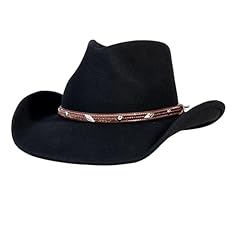 Black+brown Leather Hatband