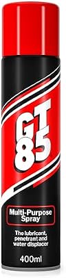 GT85 Multi-Purpose Oil Spray 400ml, Clean, Lube & Protect Metal and Composite Parts, Rust Prevention and Lubricant for Bike Accessories & Tools