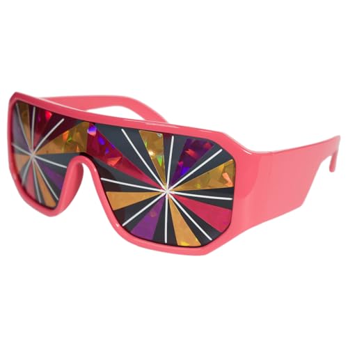 Pro Wrestling Tees Officially Licensed Macho Man Sunglasses - Orange/Purple Burst