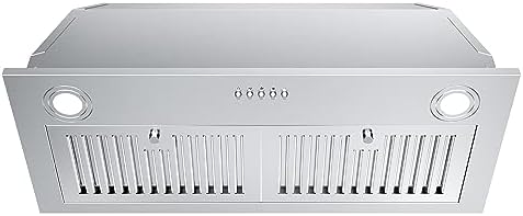 FIREGAS Range Hood Insert 30 inch, Built-in Kitchen Hood with 600 CFM