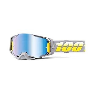 100% Armega Premium Sportbrille Spiegelblaue Linse