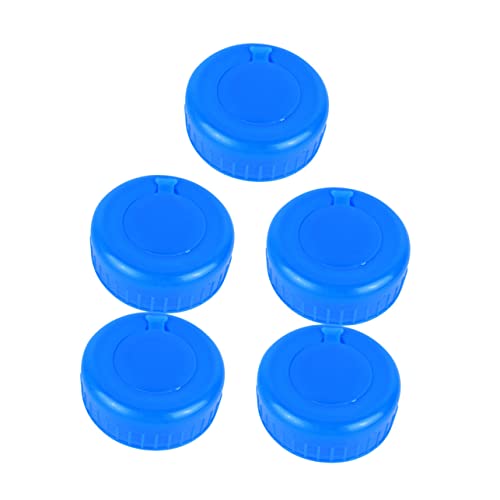 ANDRESLAD Tapas De Botellas De Agua Pc Selladas Antifugas, Tapas De Jarras Portátiles Reemplazables Para Suministro De Jarra De Agua, Pack De 5 Piezas Para Uso Prolongado
