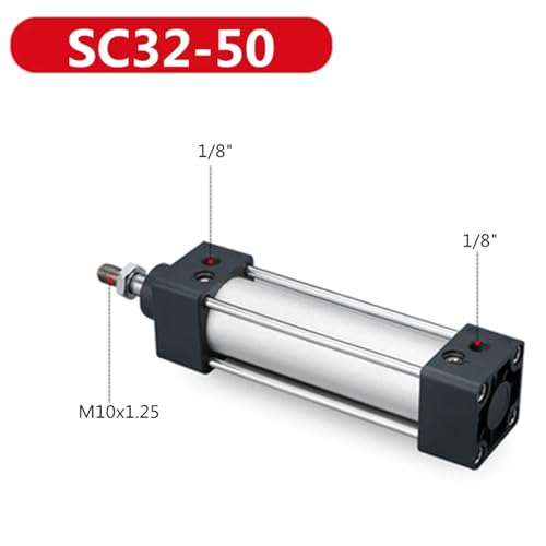Vérin pneumatique SC32 alésage 32mm course 50 mini standard pour automatisation