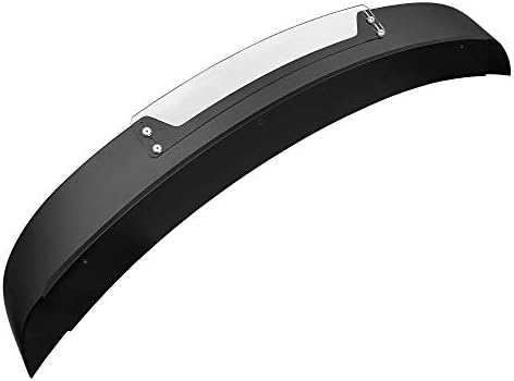 Wicker Bill Matte Black Rear Wing Spoiler for 2015-2020 Mustang or Shelby