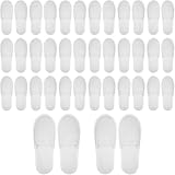 Contenu et hygiène : vous recevrez 20 paires de pantoufles blanches jetables dans un emballage pratique. Chaque paire est fraîchement emballée et garantit à vos invités une hygiène maximale.
