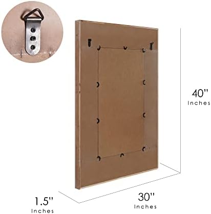 Head West 1211 Earthtone Copper-Bronze Mosaic Tile Wall Mirror, 24 inches by 30 inches, 24" x 30"