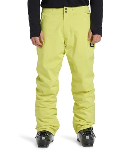 Quiksilver - Pantalón de Nieve Estate Pant Amarillo L