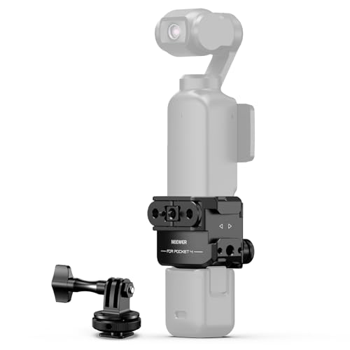 Image of NEEWER Gimbal Camera Cage Compatible with DJI Osmo Pocket 4P (4 Pro), Pocket 4, Xtra Muse, Protective Action Camera Video Rig, Cold Shoe Mount Photography Accessories, No Assembly Needed, AC069