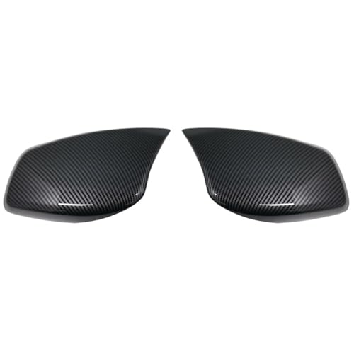 Coque de rétroviseur de voiture look carbone brillant pour BMW E60 E61