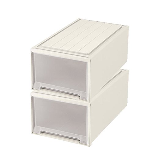 天馬 天馬 ビュートケース ワイド 幅44×奥行74×高さ30cm(2個セット) カプチーノ W-30