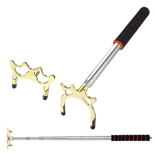 MXiiXM Retractable Billiards Pool Bridge Stick with 2 Style Replaceable Bridge Head, Pool Cue Bridge Pool Table Accessories