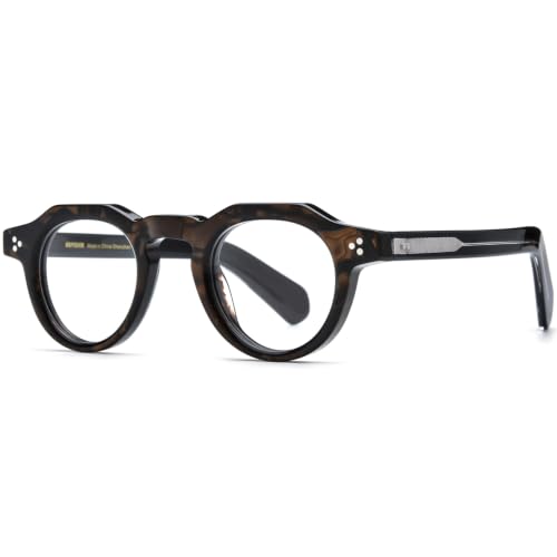 Image of HEPIDEM Acetate Glasses Frame Men Women Square Eyeglasses Optical Spectacles MZEPH
