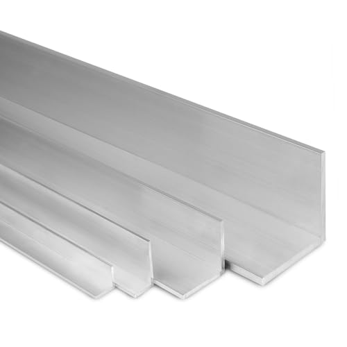 TJ Alu-Winkelprofil 80x20x2 Mm – 1 M Länge, EN-AW 6060, Korrosionsbeständig, Für Innen & Außen