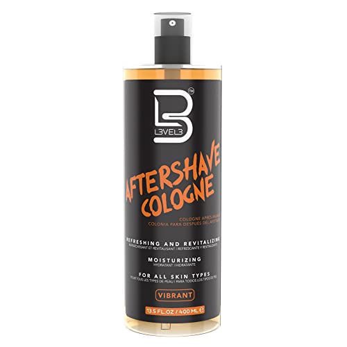 L3 Level 3 After Shave Spray Cologne - Softens Skin - Refreshes And Relieves Face And Skin - Moisturizing Formula Level Three After Shaving #TOP3
