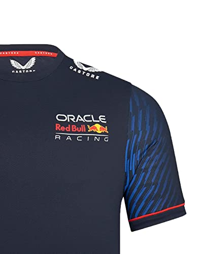 Red Bull Racing Sergio Perez 2023 Camiseta Castore Night Sky de Fórmula 1 para seguidores de Checo 4